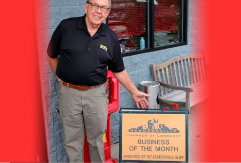 Kernesville Auto Center - Business of the month according to the Kernersville Chamber of Commerce