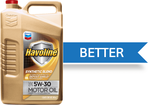 Havoline Motor oil with better label at Kernersville Auto Center
