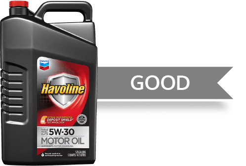 Havoline Motor oil with good label at Kernersville Auto Center